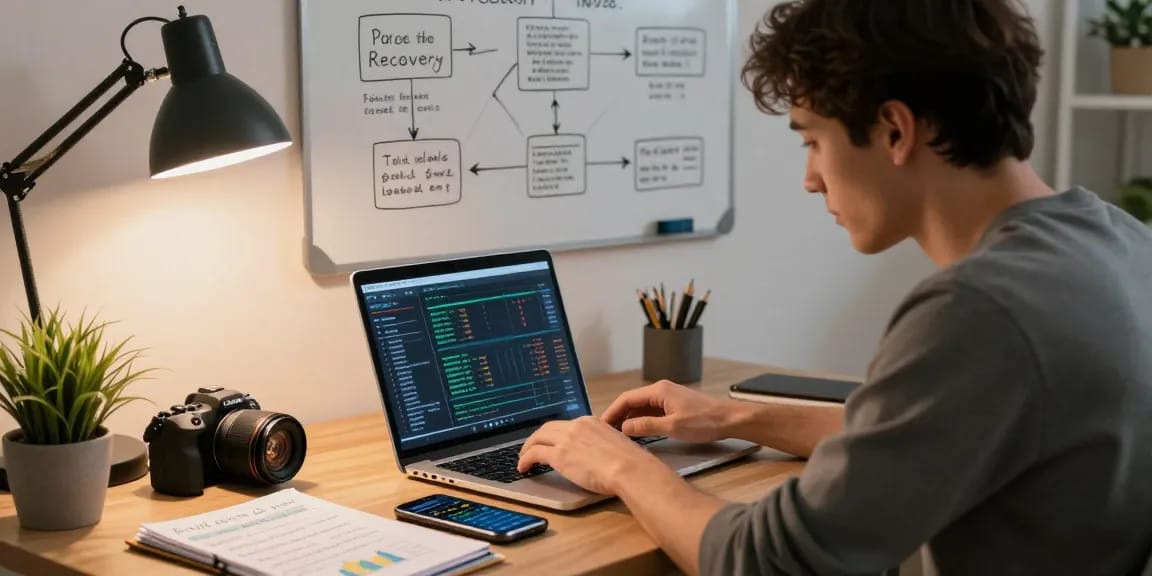 Recover lost crypto through digital wallet analysis in a modern office.