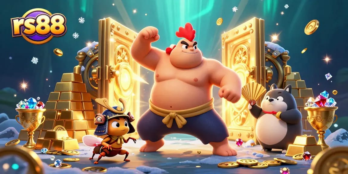 Experience thrilling gaming action at rs88 with vibrant characters and treasures galore!