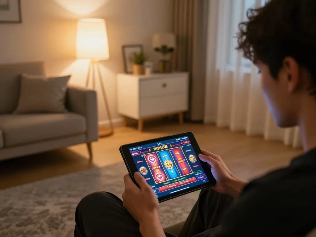 Engaging with mm88 online casino games in a cozy home gaming environment