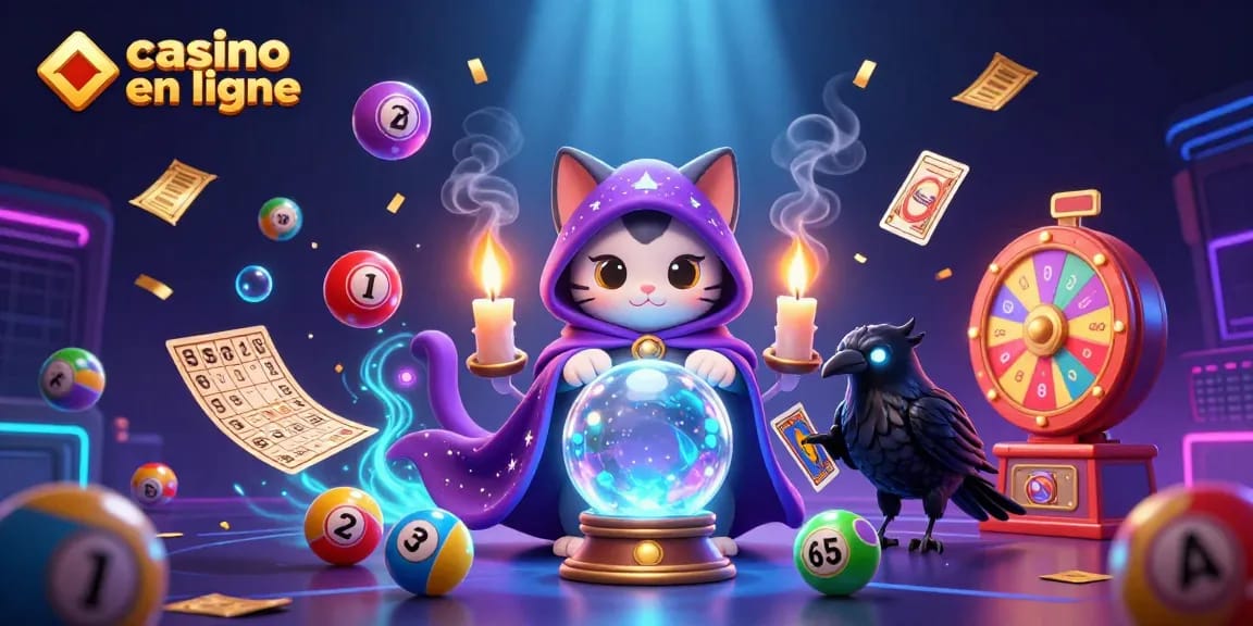 Jouez dans un casino en ligne captivant avec des personnages mystiques et des éléments de jeux variés.