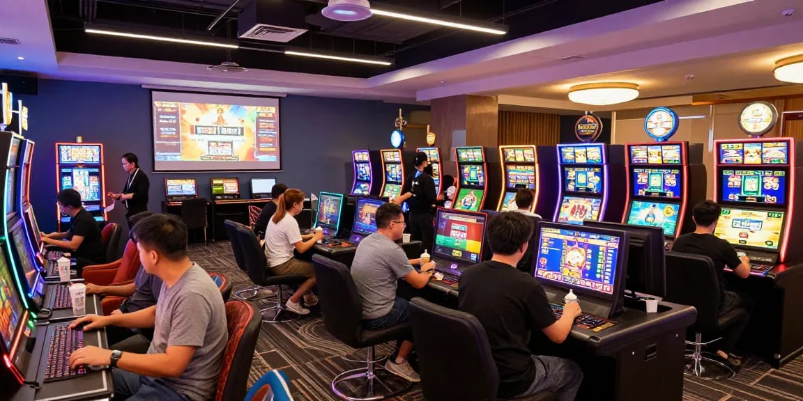 Exciting online gaming experience at iwin casino with vibrant atmosphere and engaged players.
