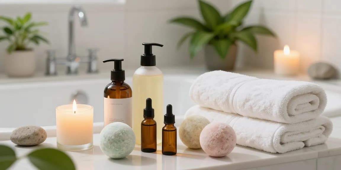 Ministry of Cannabis CBD products in a serene spa setting for natural wellness.