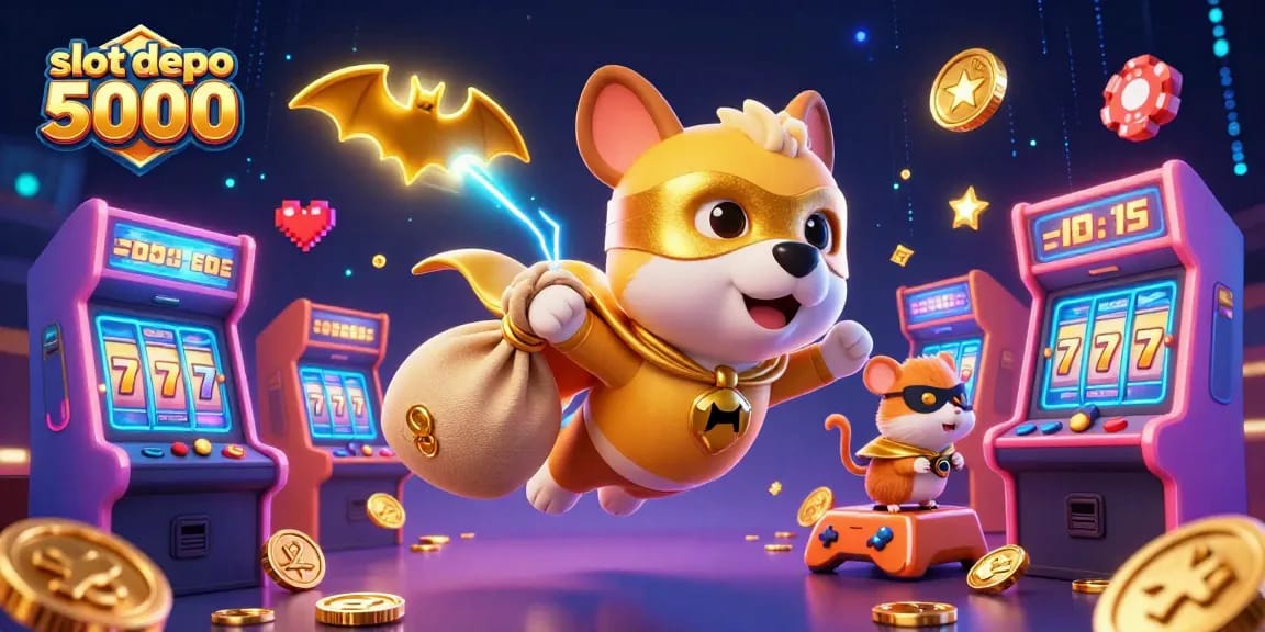 Spin to win with slot depo 5000, join thrilling jackpots and vibrant casino scenes!