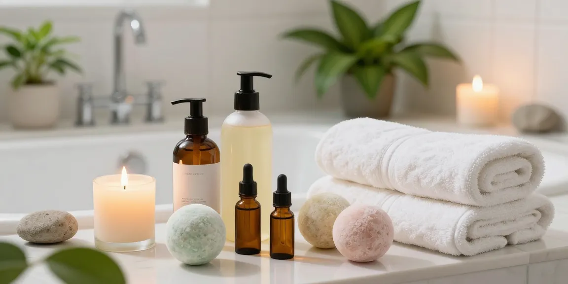 Ministry of Cannabis CBD products in a serene spa setting for natural wellness.