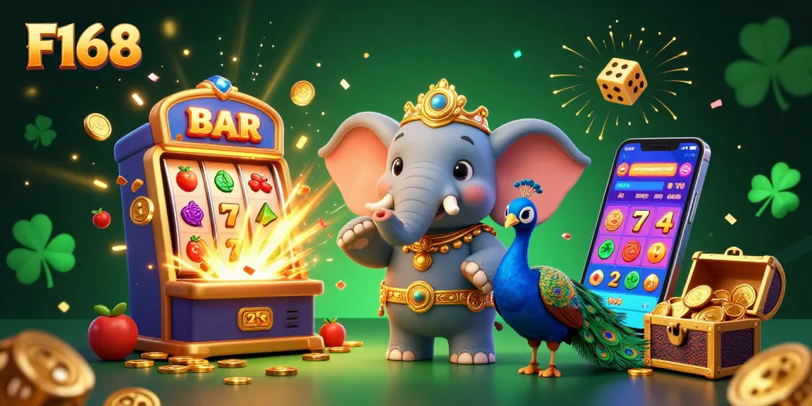 Experience the excitement of F168 casino with colorful games and rich jackpots bursting with energy and light.