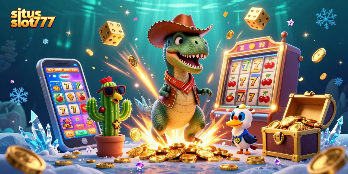 Play exciting games on situs slot777 with thrilling jackpot wins and colorful casino visuals.