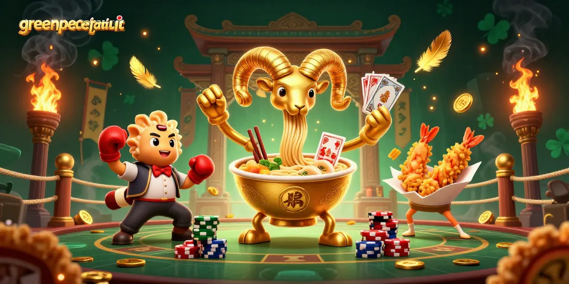 Experience fair play with greenpeaceetplawsuit in a festive casino scene featuring colorful characters.