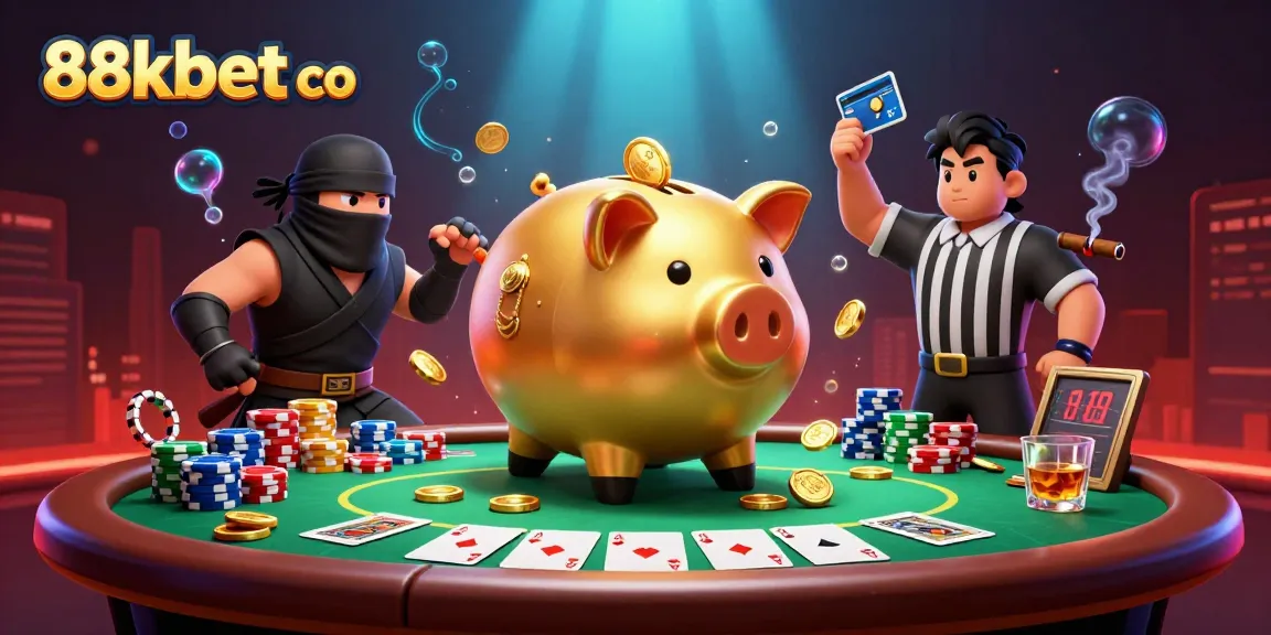 Engage with exciting gameplay featuring 88kbet co characters in a vibrant casino scene.