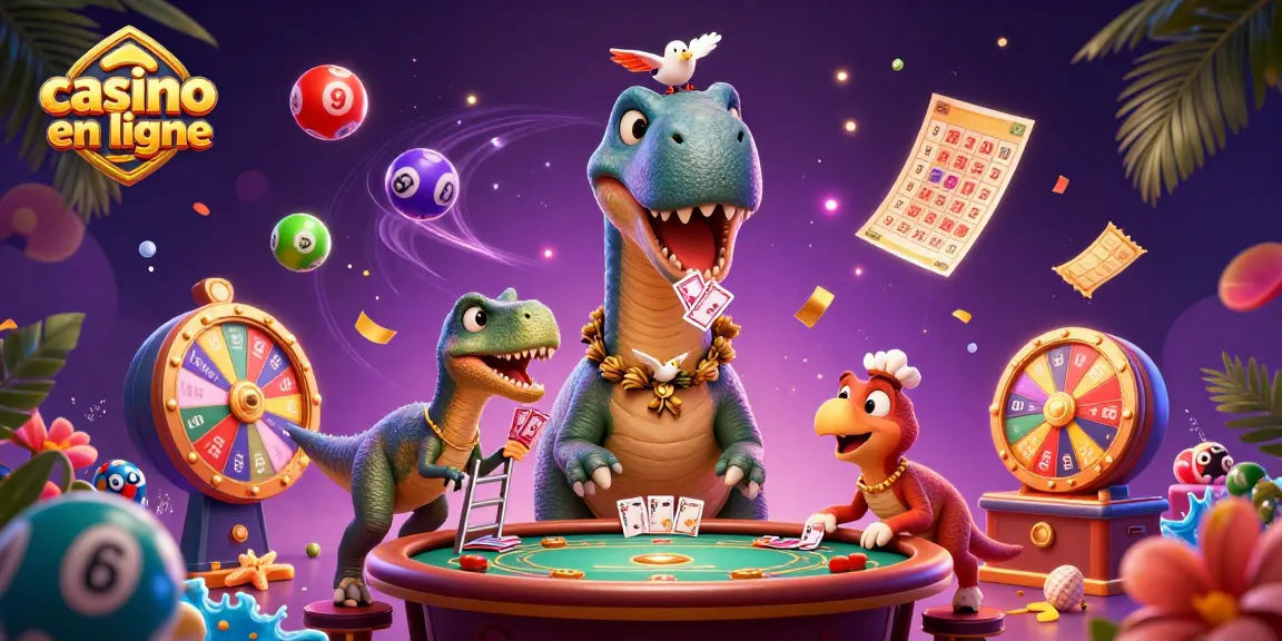 Profitez de l'expérience unique du casino en ligne avec des jeux captivants et des animations colorées.