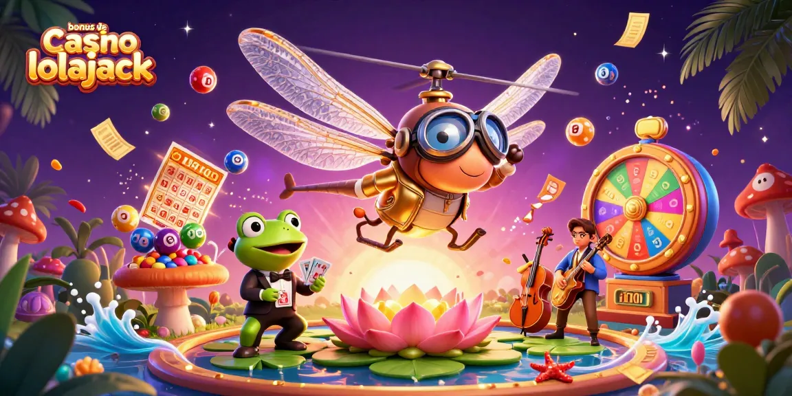 Experience the excitement of bonus de casino lolajack with colorful elements and lively characters.