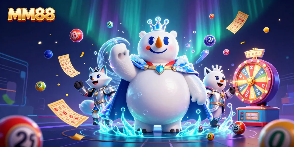 Join the adventure with MM88 as the ice king and snow fox reveal vibrant lottery action