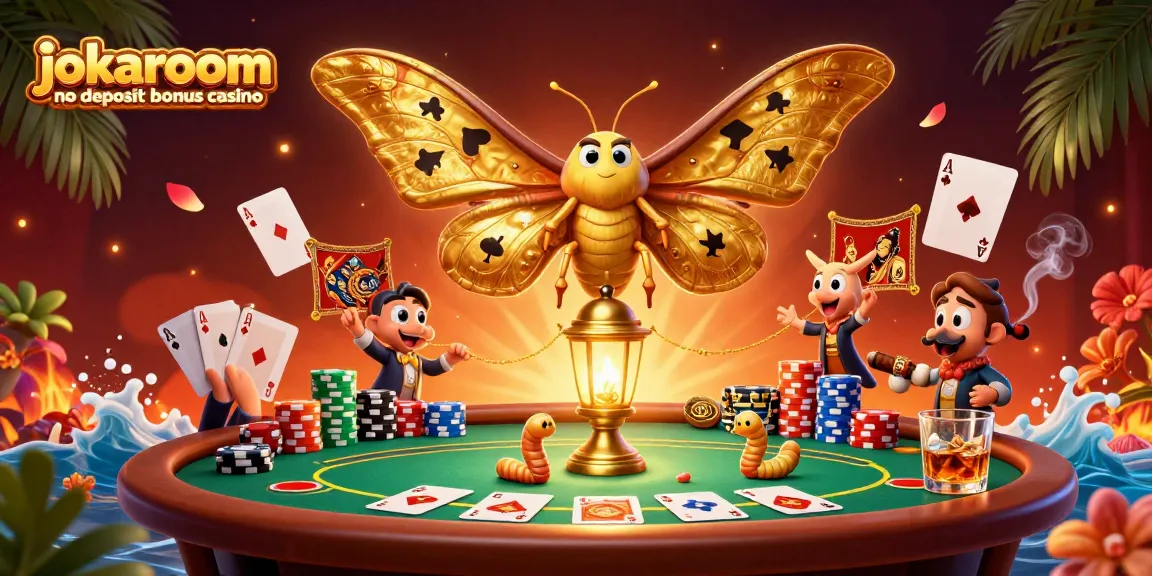 Experience the thrill at jokaroom no deposit bonus casino with vibrant gaming scenes and bold characters.