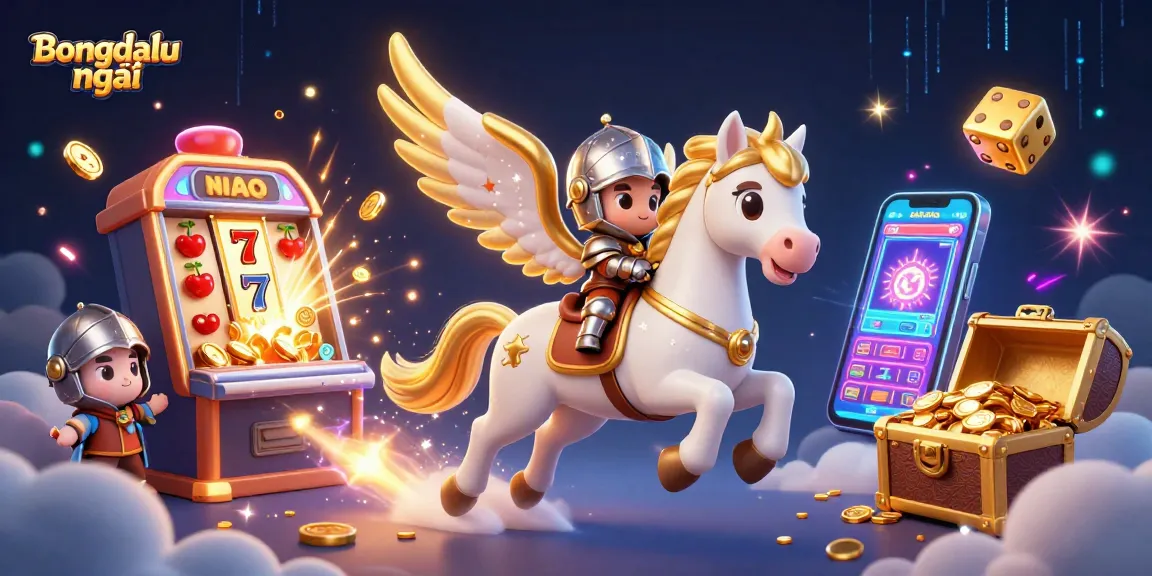 Experience Bongdalu mới with a vibrant 3D scene of winning slots and exciting gameplay.