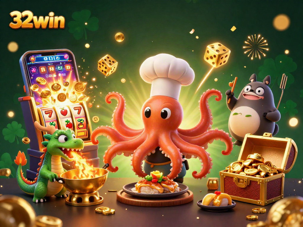 Experience thrilling jackpots and games with 32win in this vibrant casino scene.