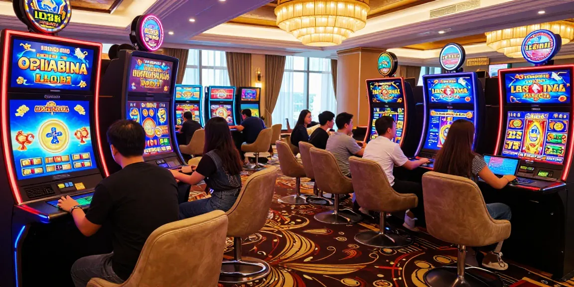 LC88 casino gaming experience showcasing players engaged at live dealer tables and vibrant slots in an inviting atmosphere.