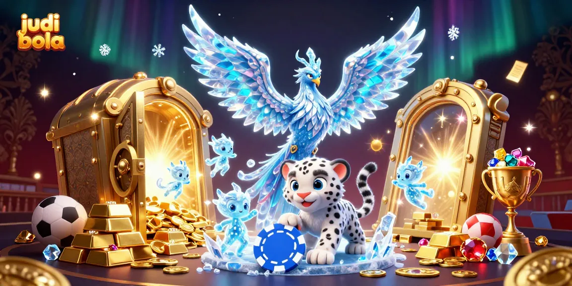 Bet on judi bola with exciting 3D cartoon elements showcasing dynamic gaming action and energy.