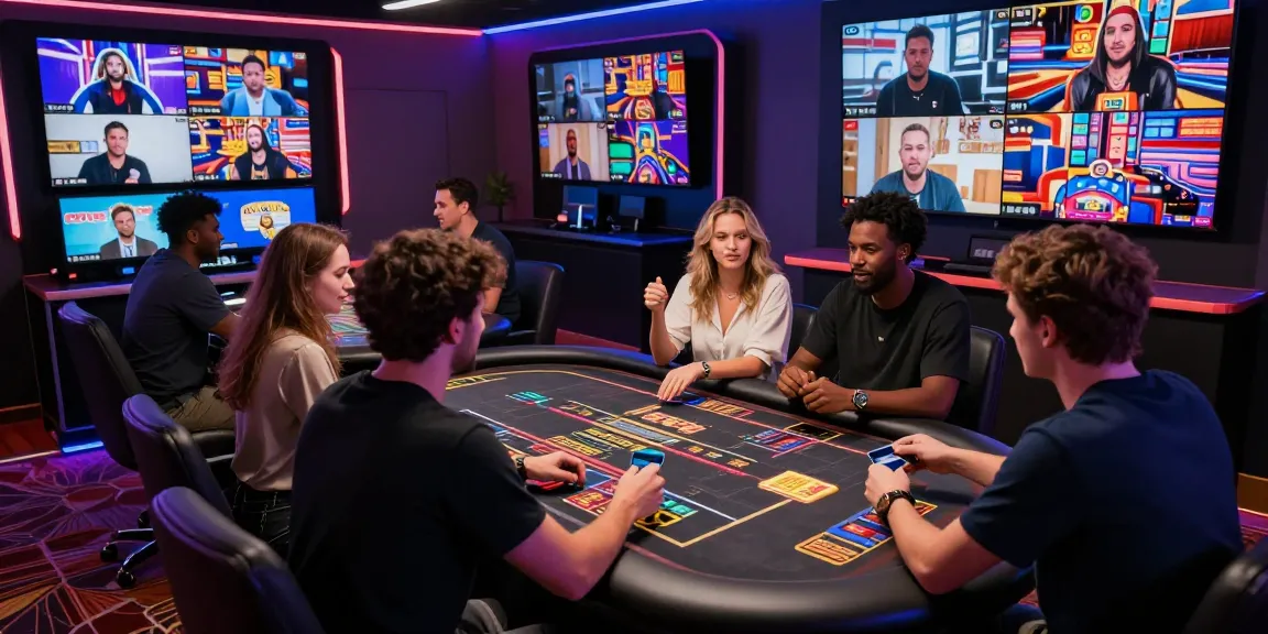 Players enjoying online casino games using credit cards at https://ccrm.org.uk, showcasing a vibrant virtual gaming atmosphere.
