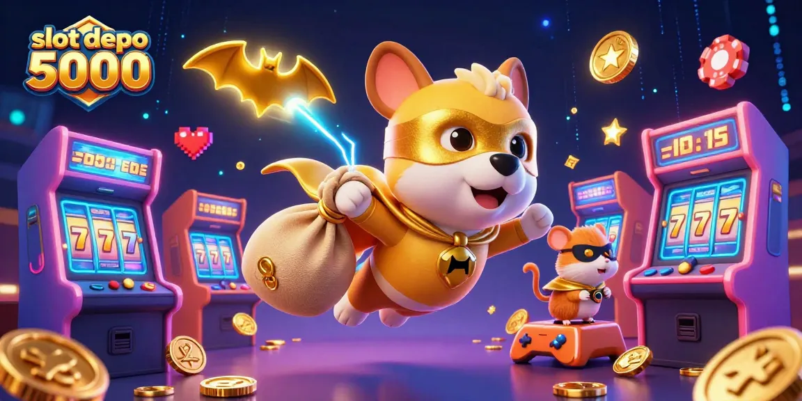Spin to win with slot depo 5000, join thrilling jackpots and vibrant casino scenes!
