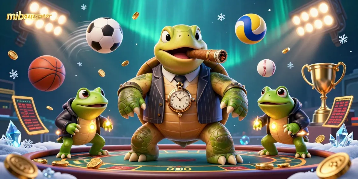 Experience the thrill of mobamonster as a snapping turtle mobster and bullfrog enforcers light up a dynamic casino scene.