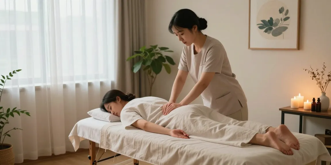 Experience a relaxing 강남출장마사지 with a skilled therapist in a tranquil home setting.