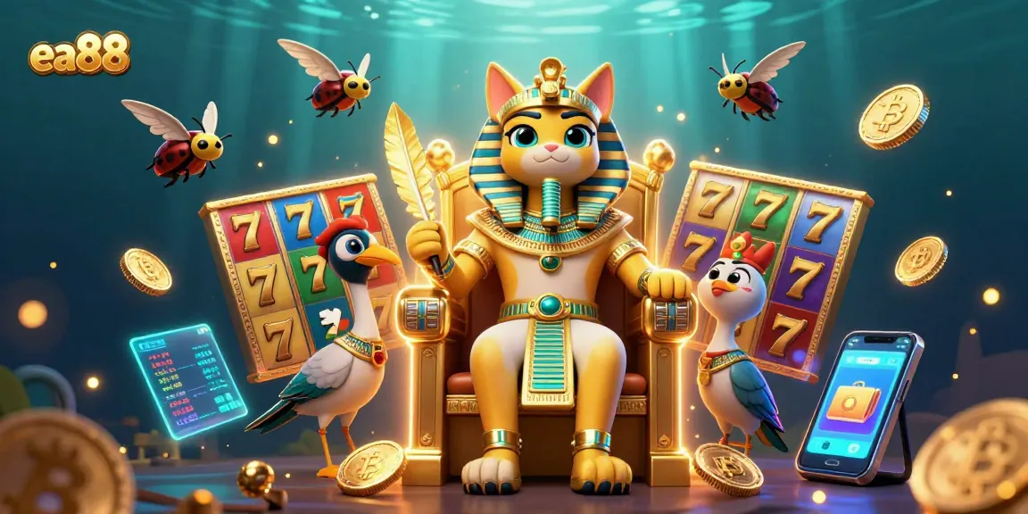 Spin dynamic slot reels with the pharaoh cat at ea88, winning big prizes and cryptocurrencies!