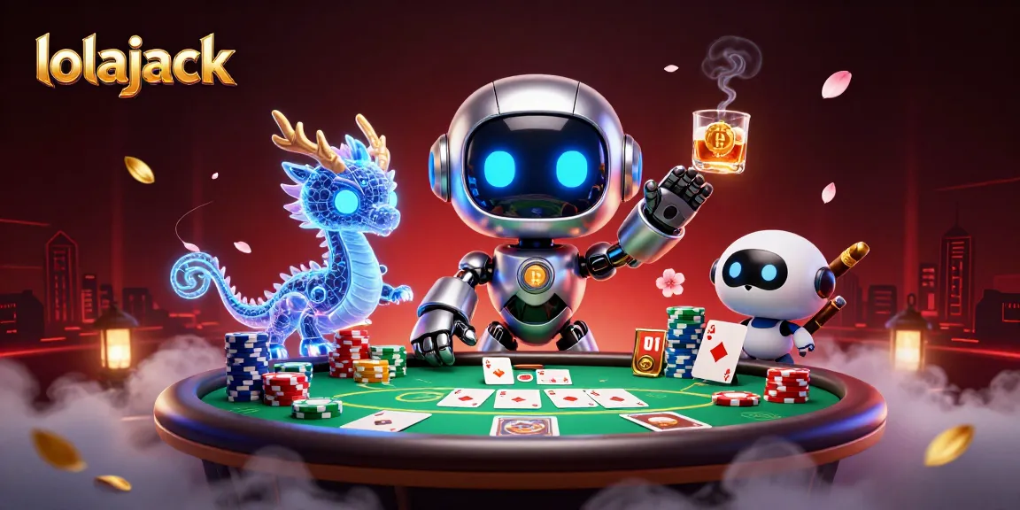 Experience excitement with lolajack casino, featuring vibrant gaming elements and characters.