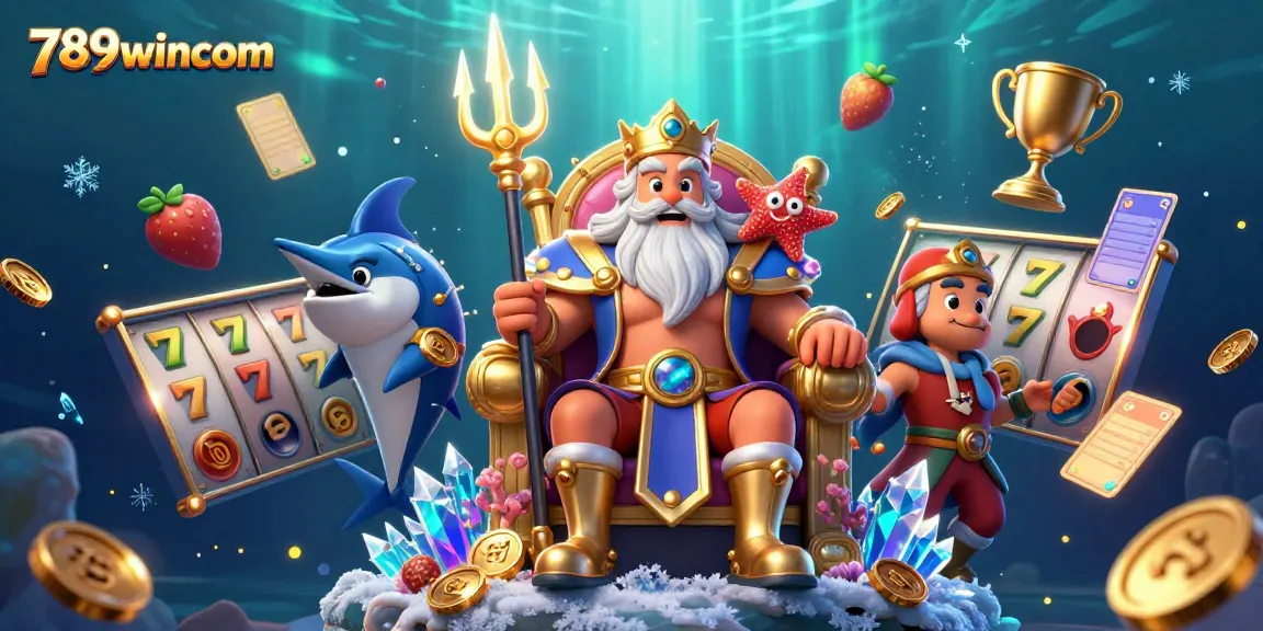 Engage in thrilling slot adventures with 789wincom's dazzling characters and vibrant gaming elements.