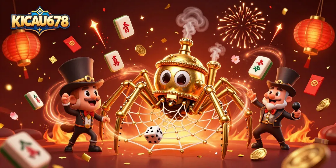 KICAU678 offers dynamic online gaming with a golden steampunk design, showcasing luck and excitement.