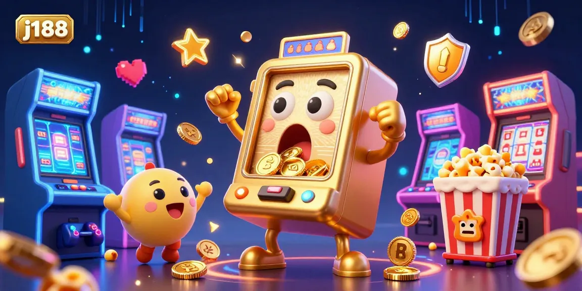 Celebrate wins at j188 with vibrant slot machines and cheerful arcade game action.