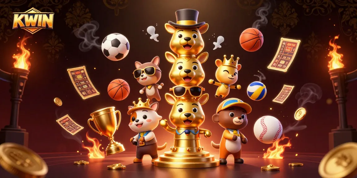 KWIN showcases vibrant casino experiences that captivate players with golden totems and dynamic sports elements.