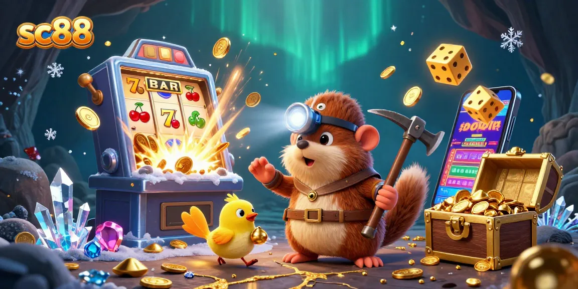 Engage in exhilarating adventures at sc88 with a cartoon mole and riches galore.