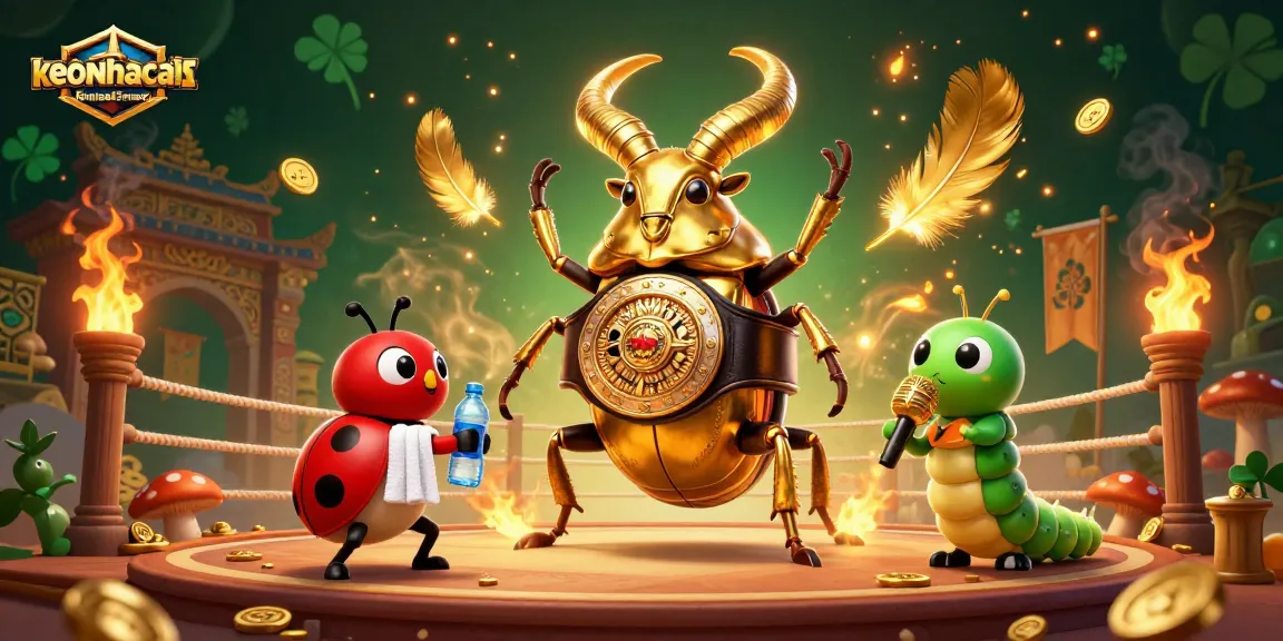 Experience the excitement of keonhacai5nam with highlighted gambling action and vibrant 3D characters.