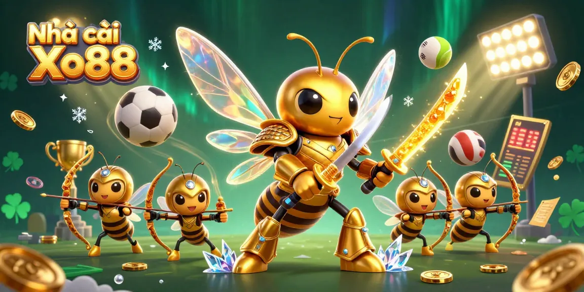 Join the action with Nhà cái Xo88 as a golden hornet samurai leads a thrilling sports betting scene.