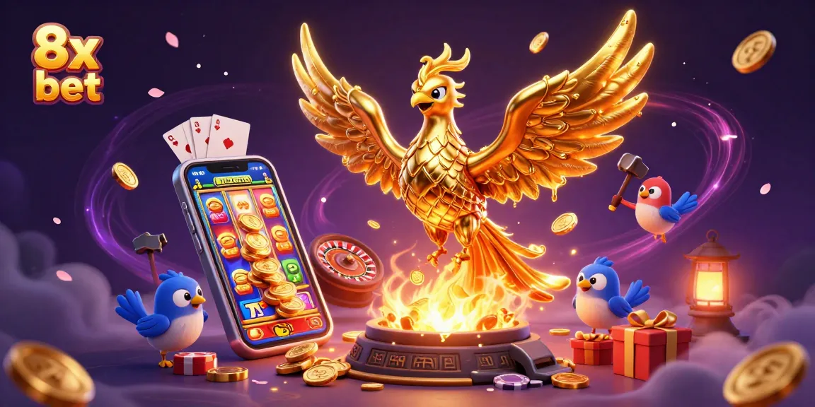 Experience thrilling gameplay with 8x bet while encountering fortune in a vibrant digital casino scene.