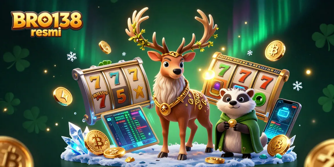 Engage with the exciting slots at BRO138 resmi, featuring vibrant casino elements and dynamic characters.