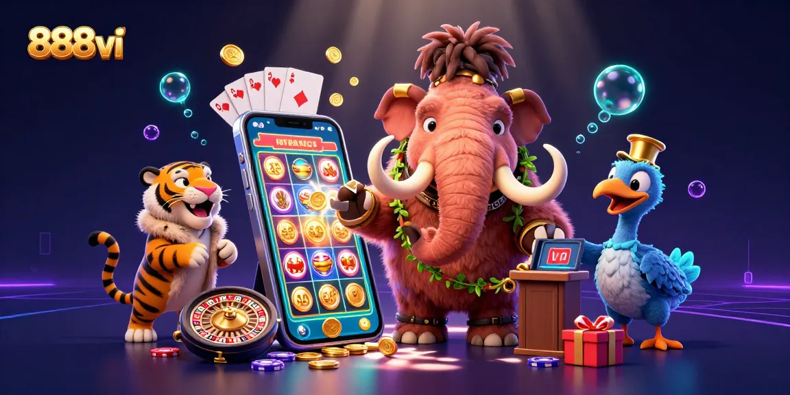 Engage with exciting casino fun at 888vi featuring vibrant slot games and thrilling characters.
