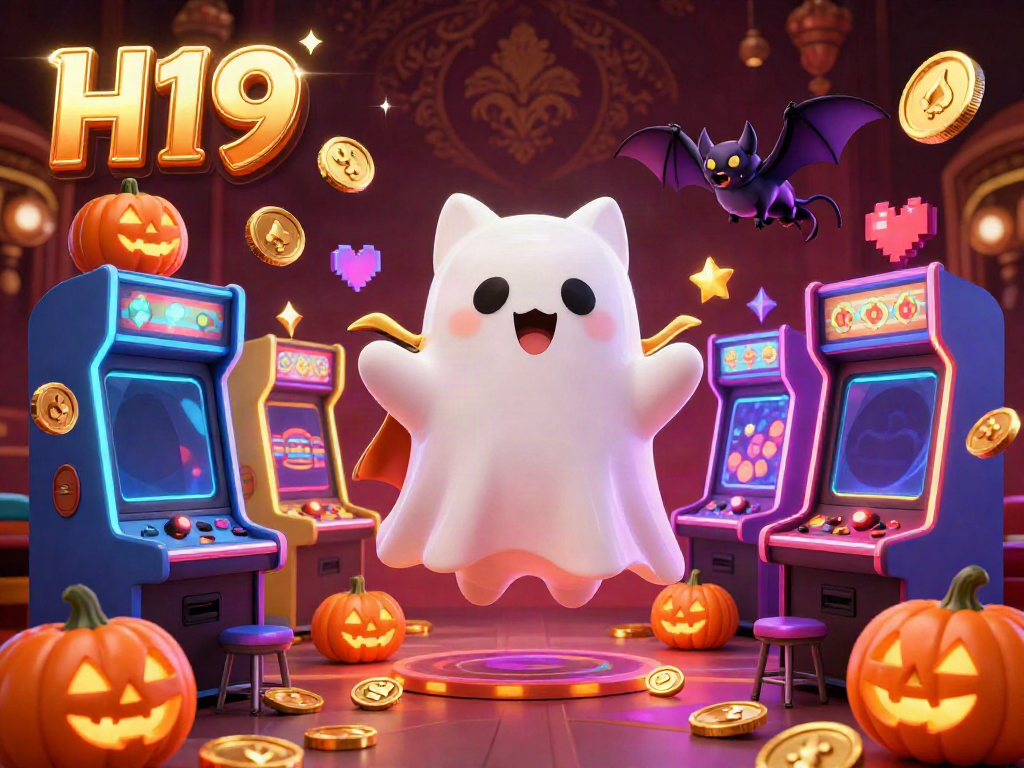 Engage in thrilling adventures at H19 casino with dynamic ghost characters and vibrant game elements.