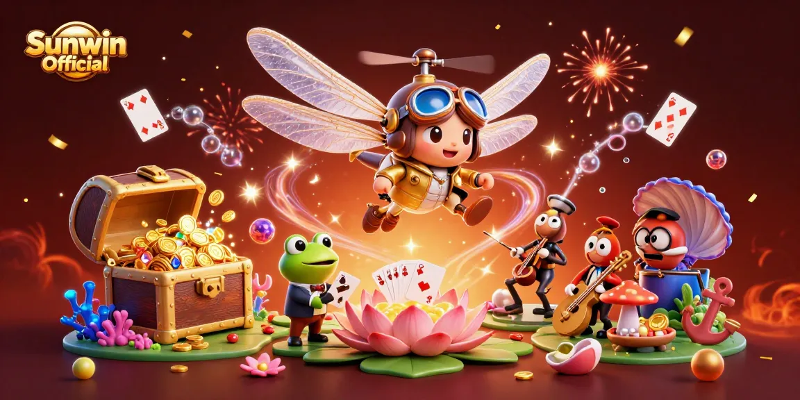 Engage in thrilling gameplay at Sunwin Official with vibrant 3D casino action scenes.