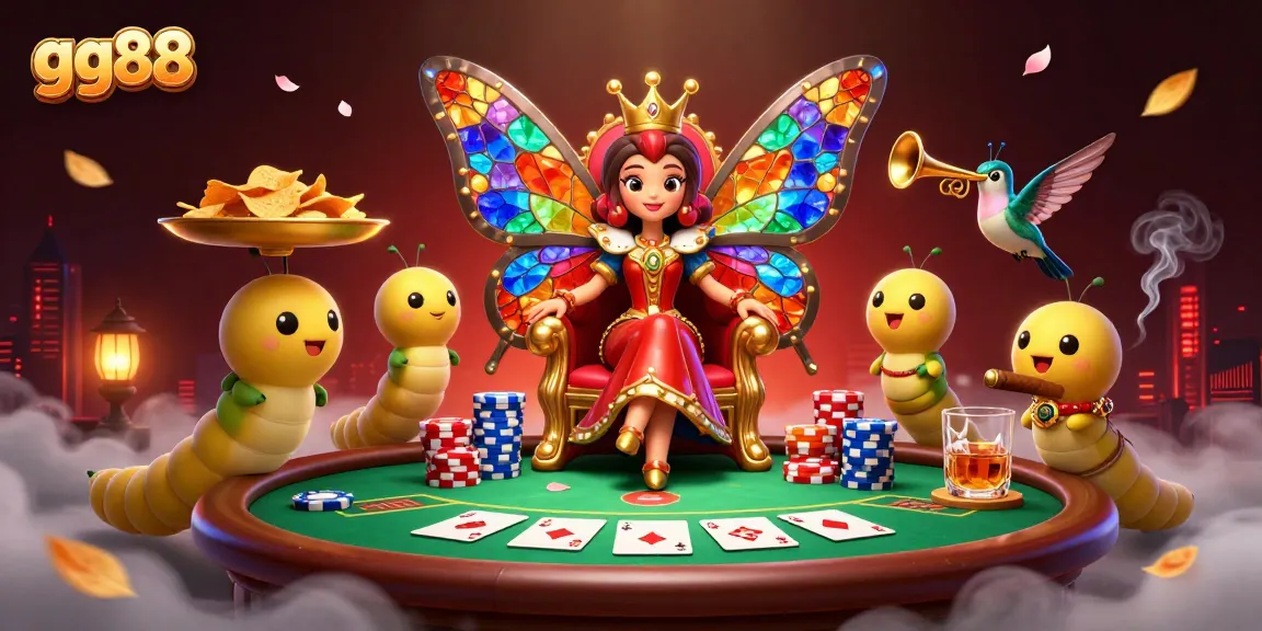 Experience thrilling slots at gg88 while enjoying a majestic scene with casino elements.