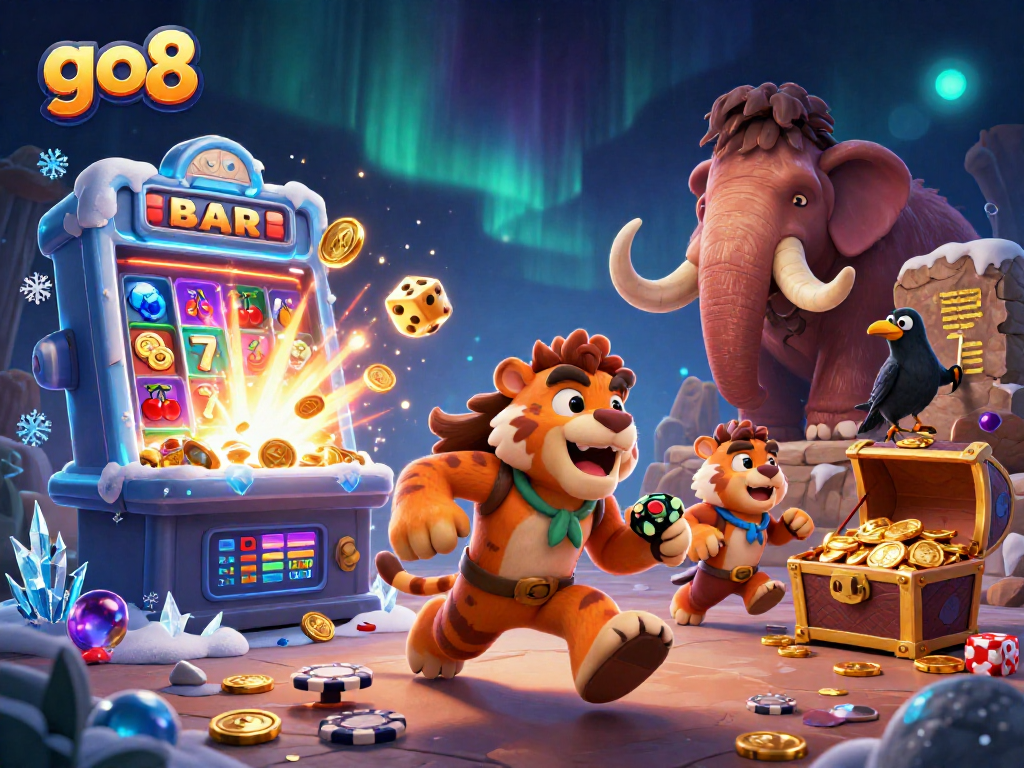 Experience thrilling gameplay at go8 with a lively casino atmosphere featuring vibrant characters and exciting games.