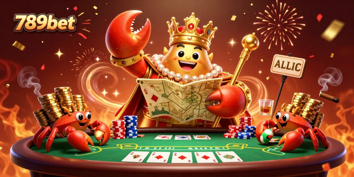 789bet casino experience with crab emperor and vibrant poker elements
