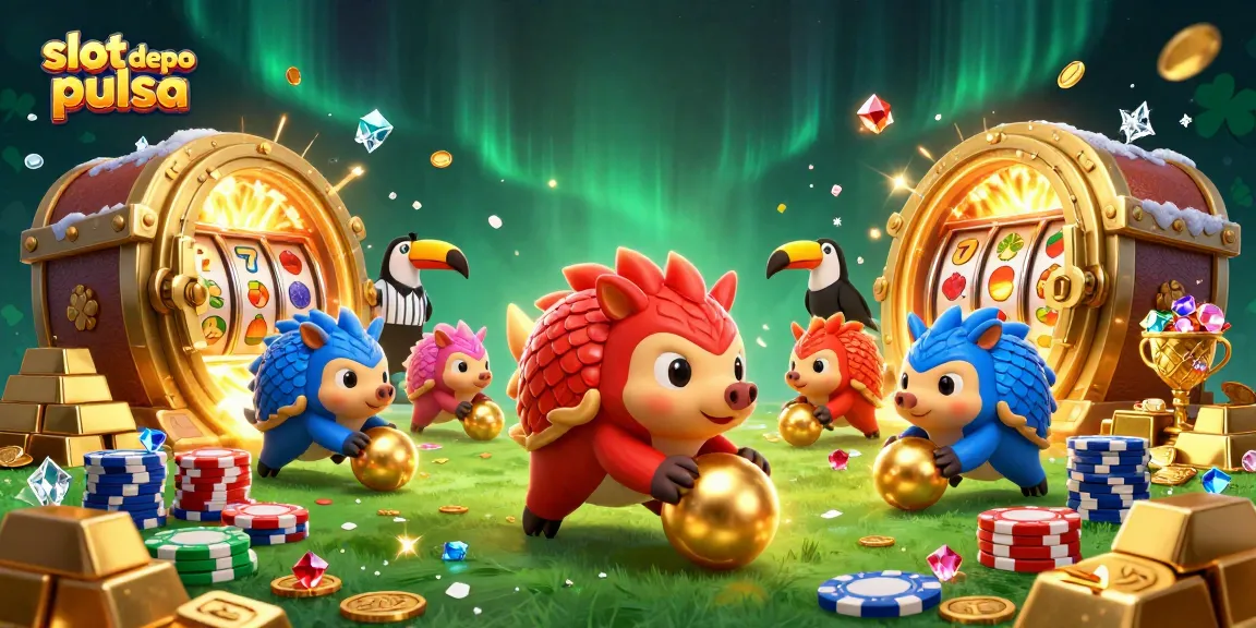 Slot depo pulsa menawarkan pengalaman bermain menarik dengan pangolin bersaing dalam permainan slot.