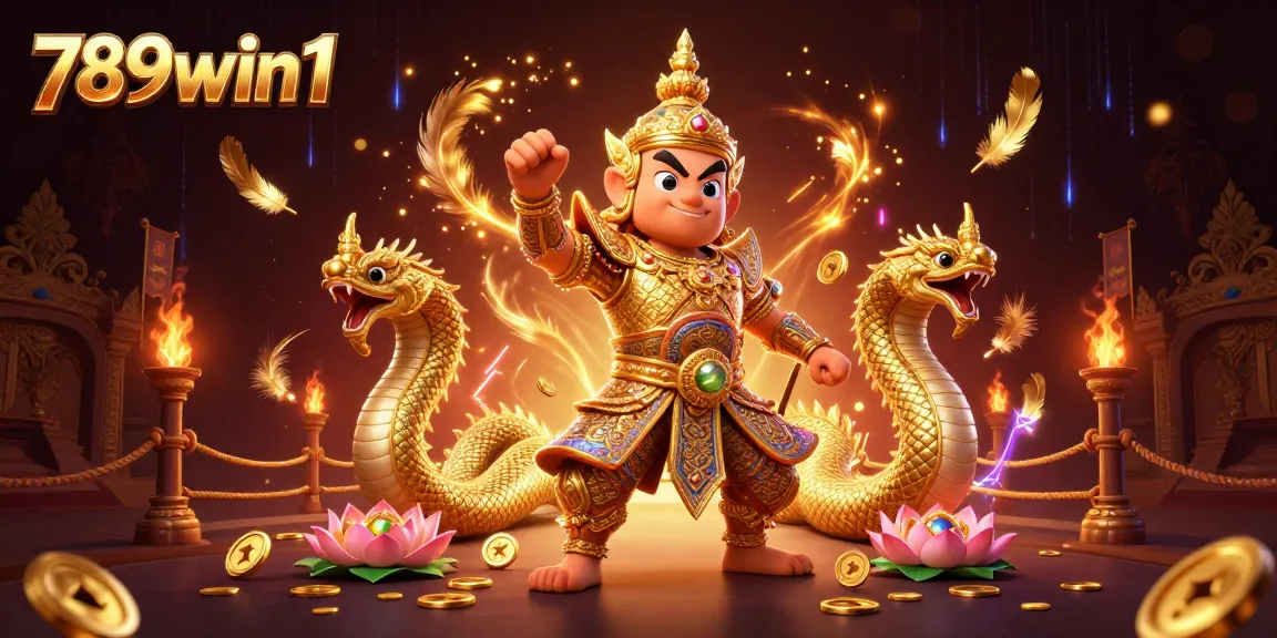 Place bets on thrilling games at 789win1, showcasing vibrant casino elements in 3D illustration.
