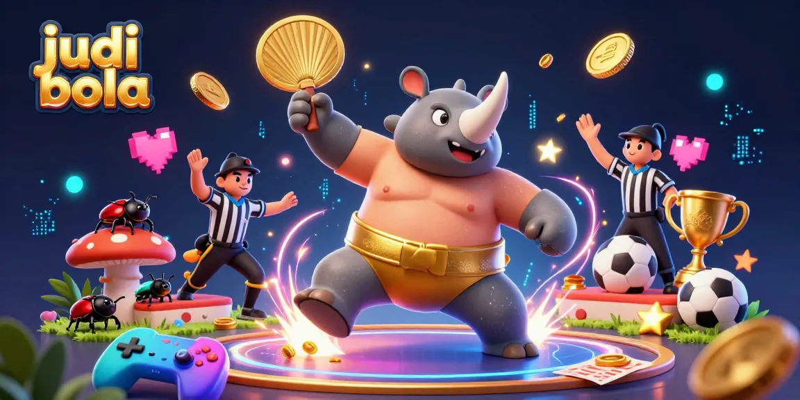 Experience thrilling judi bola online action with vibrant sports betting and dynamic characters.